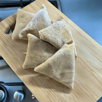 Frozen Vegan Pancakes "Beef" Style with Mushrooms, 500 g